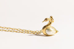 Swan Pearl Pendant
