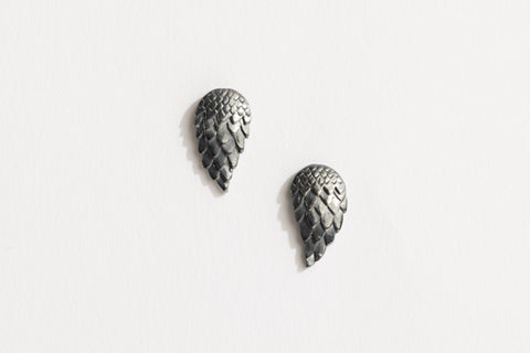 Mini Quill Stud: Silver