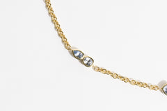 Lantana Station Necklace: Blue