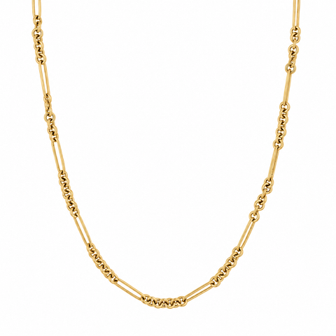 Hollow Oval Link Chain 7+1