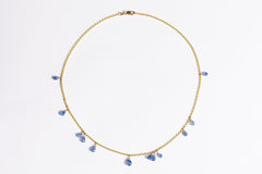 Blue Fairy Wing Neckalce
