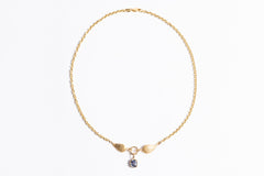 Blue Tuft Necklace