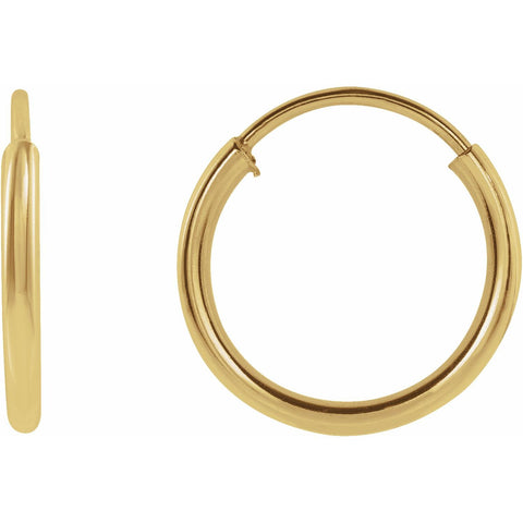 Gold Flexible Hoops