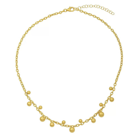 Gold Bead Necklace