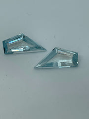 Fancy Cut Aquamarine, pair