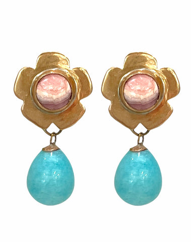 Phoebe Earring, Amanzonite