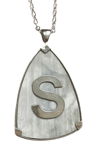 Fannie Custom Initial Pendant, Blonde