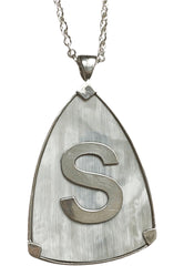 Fannie Custom Initial Pendant, Blonde