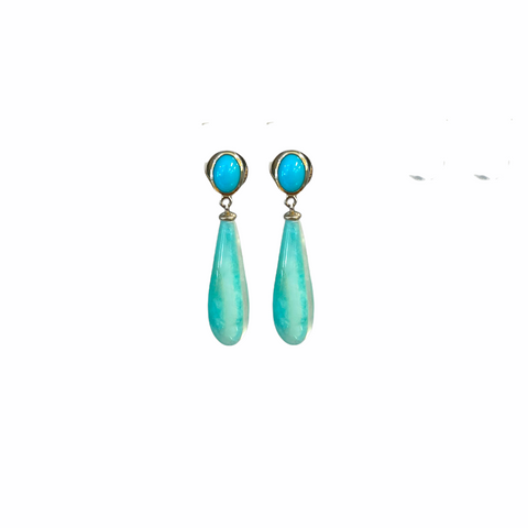 Turquoise Stripe Drop